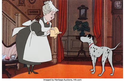 101 Dalmatians Pongo And Nanny Production Cels Walt Disney Lot