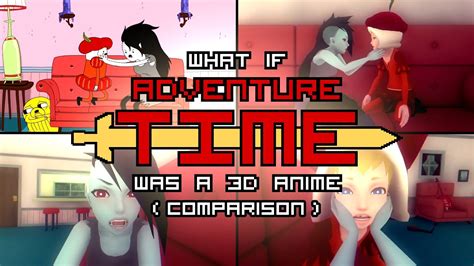 What If Adventure Time Was A D Anime Comparison Youtube