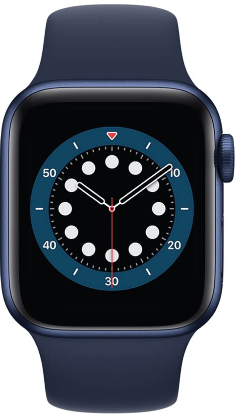 Apple Watch Series 6 44mm Gps Smart Watch Blue Aluminum Case With
