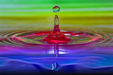 My Water Drops Water Drop Photography Rainbow Water Rainbow Magic