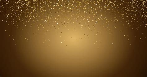 Waterfalls Golden Glitter Sparkle Bubbles Champagne Particles Stars Black Background Happy New