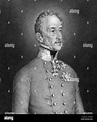 Alfred I, Prince of Windisch-Gratz (1787-1862) on engraving from 1859 ...