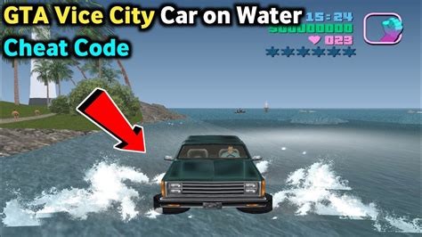 Car On Water Cheats For Gta Vice City Gta Vice City Car On Water