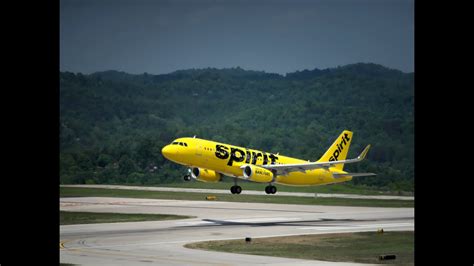 Spirit Airlines Yellow A320 Takeoff Youtube