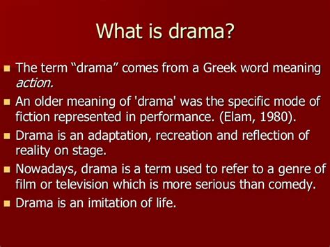 Common warning signs/ risk factors of drama or a dramatic person are: Drama Therapy & Social Work