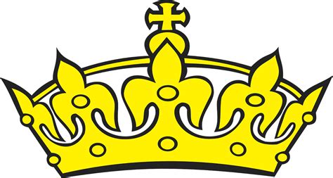 Coroa Dourado Amarela Gráfico Vetorial Grátis No Pixabay