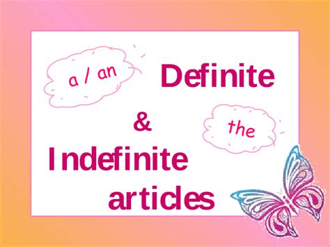 Definite vs indefinite articles as articles are basic grammatical features in english grammar, knowing the difference between definite and indefinite art. Definite and Indefinite Articles