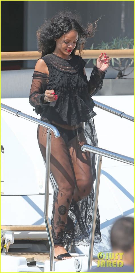 Rihanna S Super Sexy Sheer Dress Puts Her Legs On Display Photo