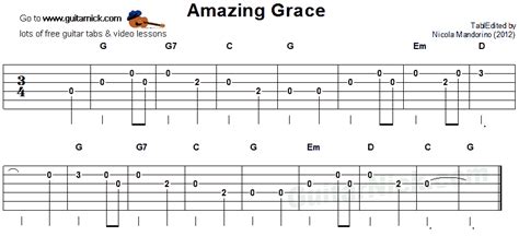 Hi everybody, this is caren from guitar tricks and in this lesson i'll be teaching you the traditional song amazing grace. AMAZING GRACE Easy Guitar Lesson: GuitarNick.com