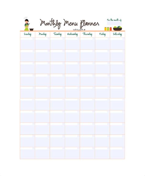 Free 9 Sample Monthly Timetable Templates In Pdf Ms W