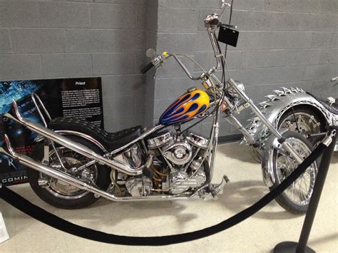 Bike From Movie Ghost Rider At Motorcyclepedia Museum In Newburgh Ny
