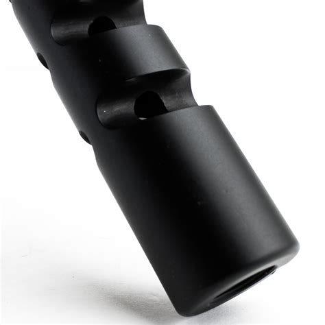 6 Gilled Slotted Muzzle Brake For Ak 47 Black
