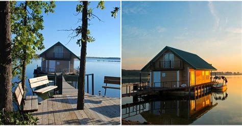 The natural way to cure cabin fever. You Can Rent "Floating Cabins" On This Beautiful Oklahoma ...
