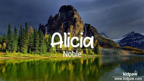 alicia meanings in english popularity origin
