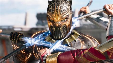 Black Panther Vs Killmonger Final Battle Fight Scene Black Panther 2018