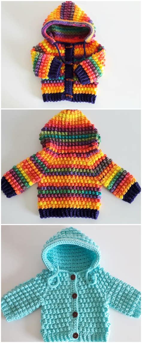 Crochet Lovely Baby Hoodie Crochet Ideas