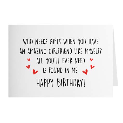 Rude Birthday Card For Boyfriend Funny Birthday Card Etsy