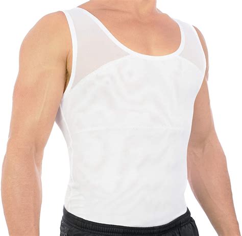 Esteem Apparel Original Mens Chest Compression Shirt To Hide Gynecomastia Moobs Ebay