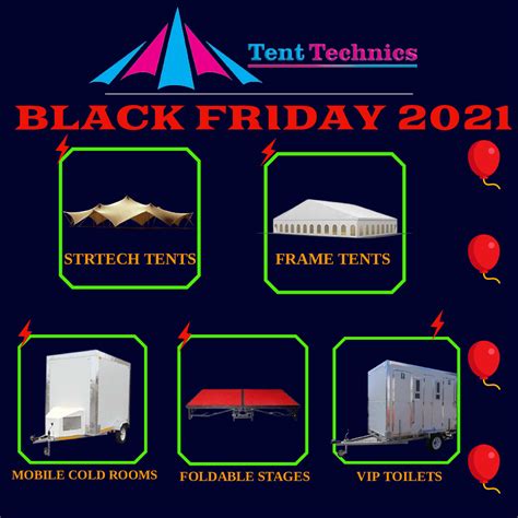 Tent Technics Crazy Black November 2021 Sale Strtetch