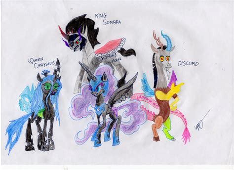 Mlp Villains By Djr3b3l On Deviantart