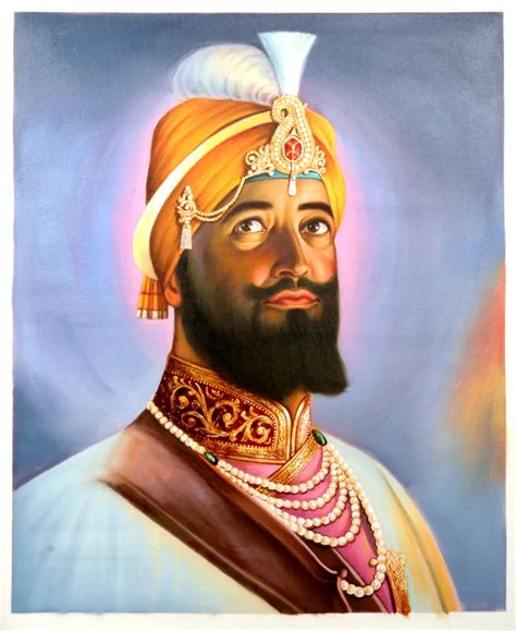 Portrait Of Guru Gobind Singh Exotic India Art
