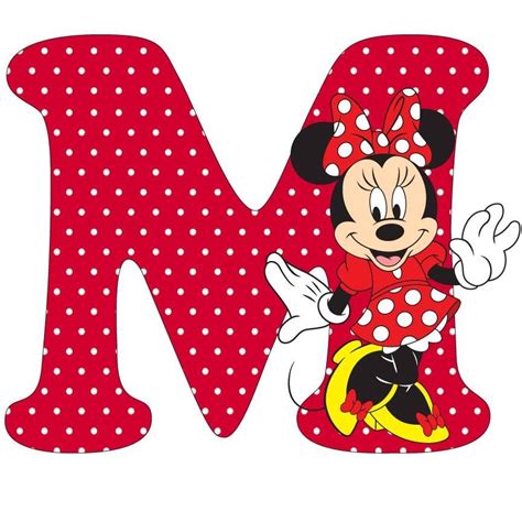 Pin By ♥♥ Brenda ♥♥ On Alphas 1 Mickey Mouse Letters Minnie Mouse
