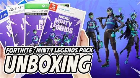 Fortnite Minty Legends Pack Ps4ps5switchxbox Unboxing Youtube