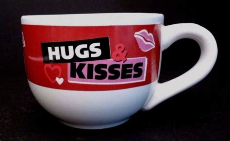 Hug And Kisses Ceramic Big 14 Oz 3 14 Coffee Mug By Mty International Co Ltd Ebay