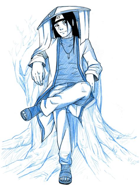 Sketch 1st Hokage By Gaarajamie88 On Deviantart