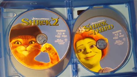 Shrek 4 Movie Collection Anniversary Edition Blu Ray Unboxing Youtube