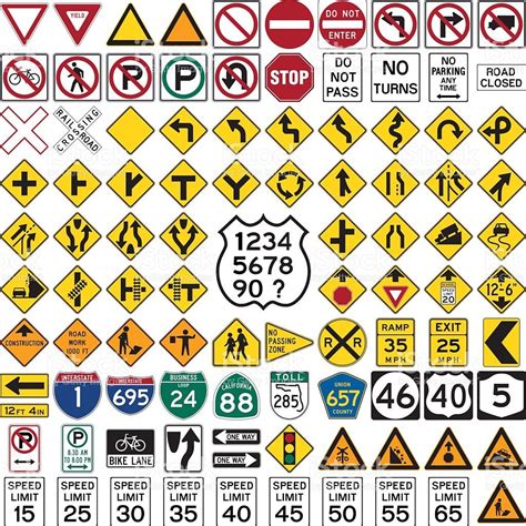 Printable Road Signs And Symbols