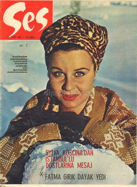 Fatma Girik Dayak Yedi Ses Dergisi Sylva Old Actress Retro Fashion Dan Nostalgia