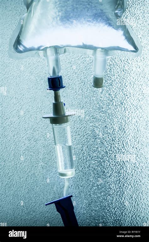 Intravenous Infusion Drip Equipment In Hospital Stock Photo Alamy