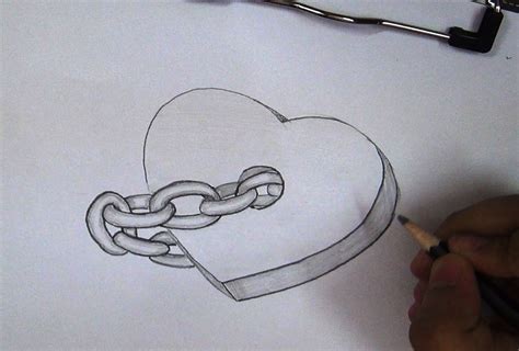 14 Easy Pencil Heart Art Love Easy Pencil Heart Art 3d Drawing