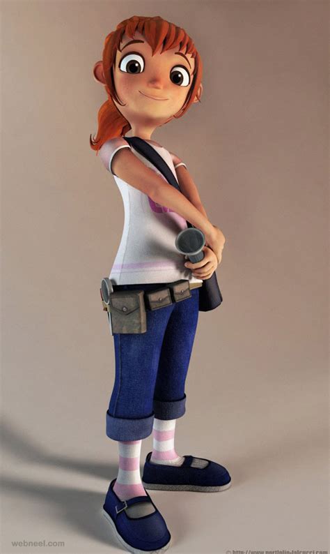 20 Beautiful 3d Cartoon Character Designs By Andrew
