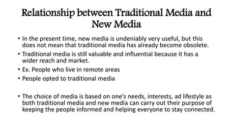 The Evolution Of Traditional Media To New Media Ppt