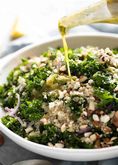 Kale And Quinoa Salad Recipetin Eats