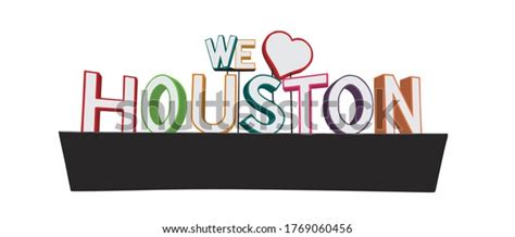 Welcome Sign Houston Texas Stock Vector Royalty Free 1769060456