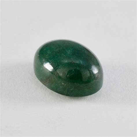68 Carat Dark Green Emerald Gemstone Oval Shape Cabochon Etsy