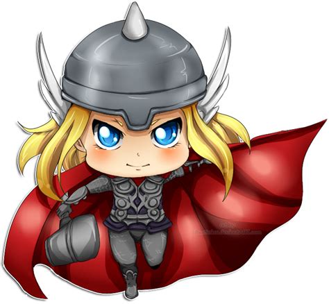 Thor by jhustinian on deviantART | Superhero cartoon, Chibi marvel, Thor png image