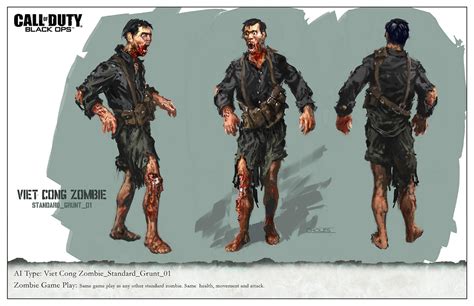 Nick Choles Call Of Duty Black Ops Dlc Zombie Concepts