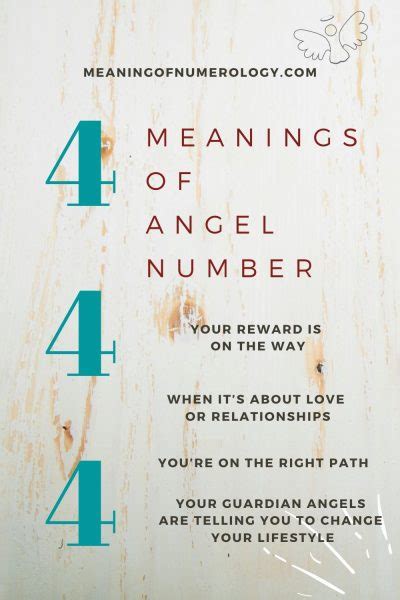 Meanings Of Angel Number 444 Angel Number 4 Angel Number Meanings