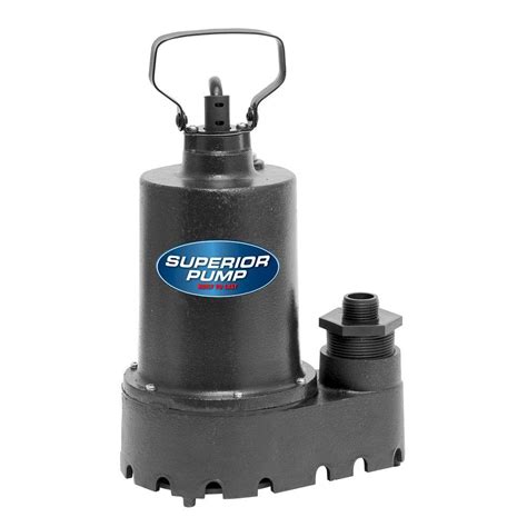 Superior Pump 13 Hp Submersible Cast Iron Utility Pump 91337 The