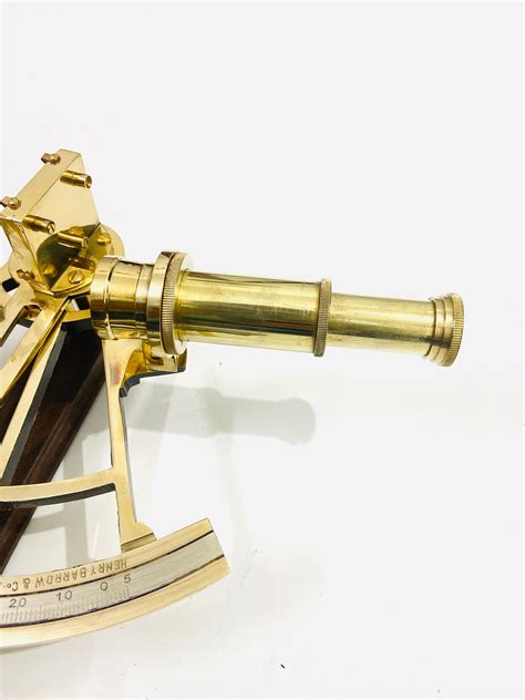 nautical 8 brass hand made sextant in polished brass etsy