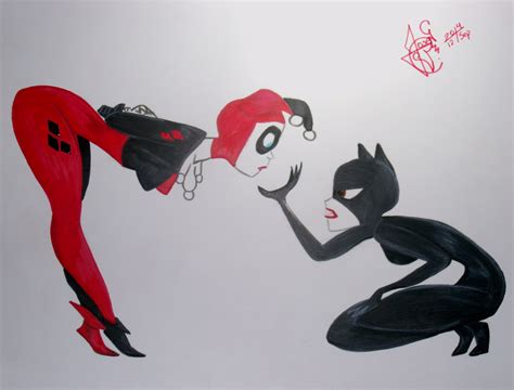 Harley Quinn And Catwoman By Ijoegonzalezv On Deviantart