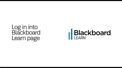 How To Log In Into Blackboard Learn Page Youtube