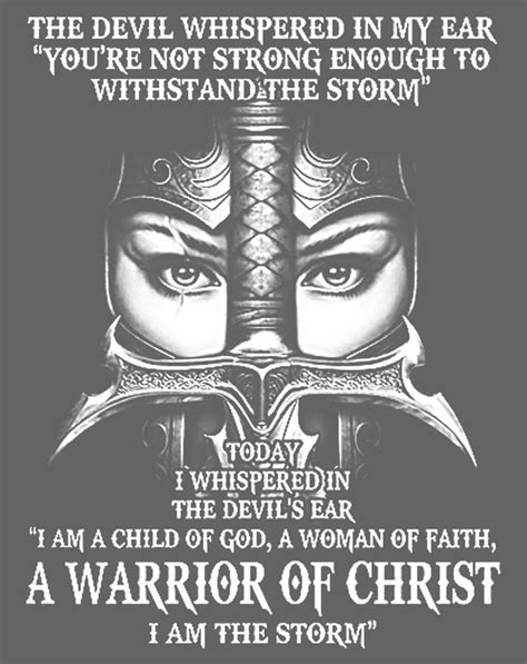 A Warrior Of Christ I Am The Storm Digital Art By Can Hiep Phan Fine
