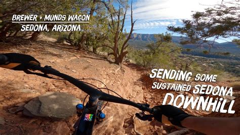 Sustained Sedona Descents Mountain Biking Brewer And Munds Wagon Youtube