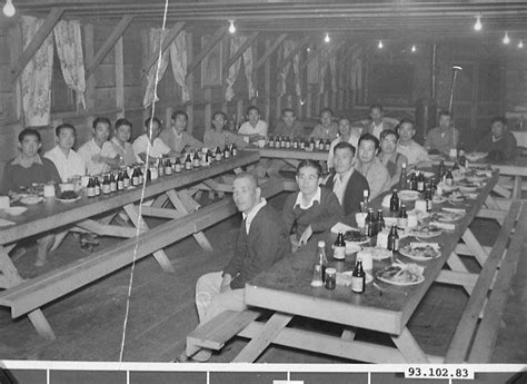 barracks mess hall at tule lake lake internment japanese american