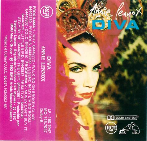 Diva By Annie Lennox 1992 Tape Rca Cdandlp Ref2411410476